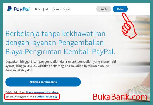 Cara Membuat Account PayPal dengan Kode Rekening Bank di Indonesia